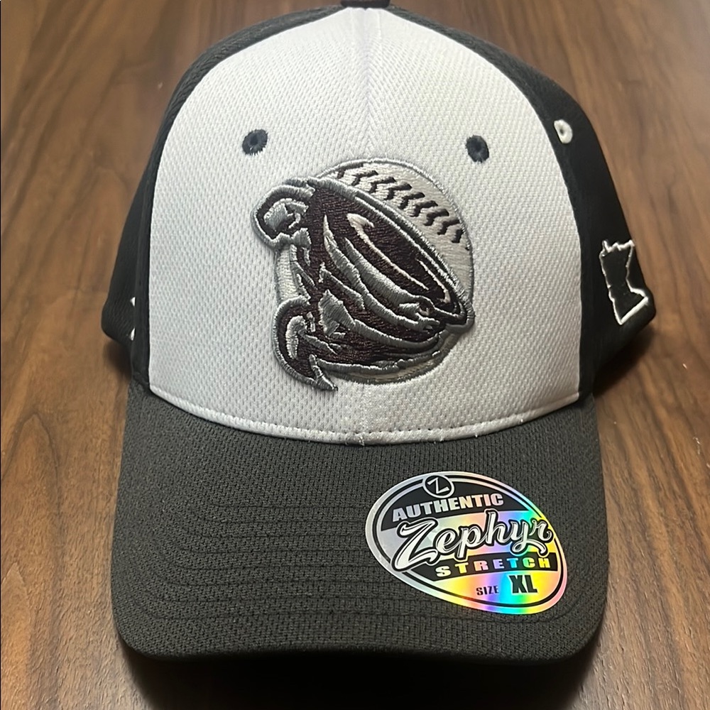 Zephyr Black and White Baseball Cap